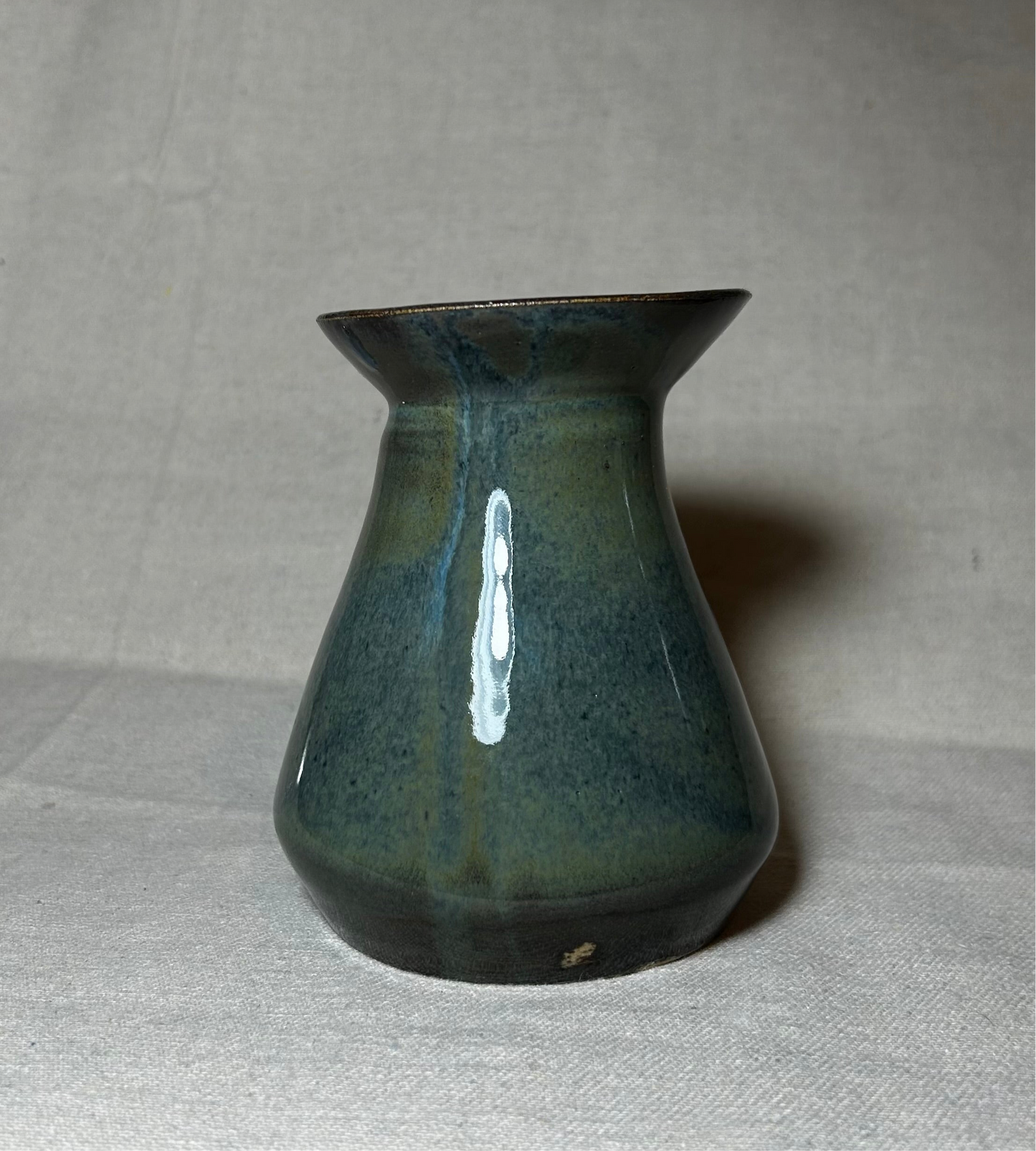 Float Blue Flare Vase - medium bud vase