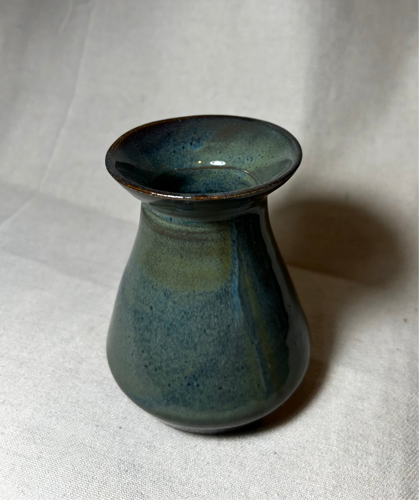 Float Blue Flare Vase - medium bud vase