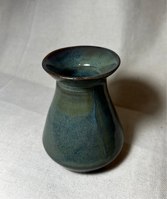 Float Blue Flare Vase - medium bud vase