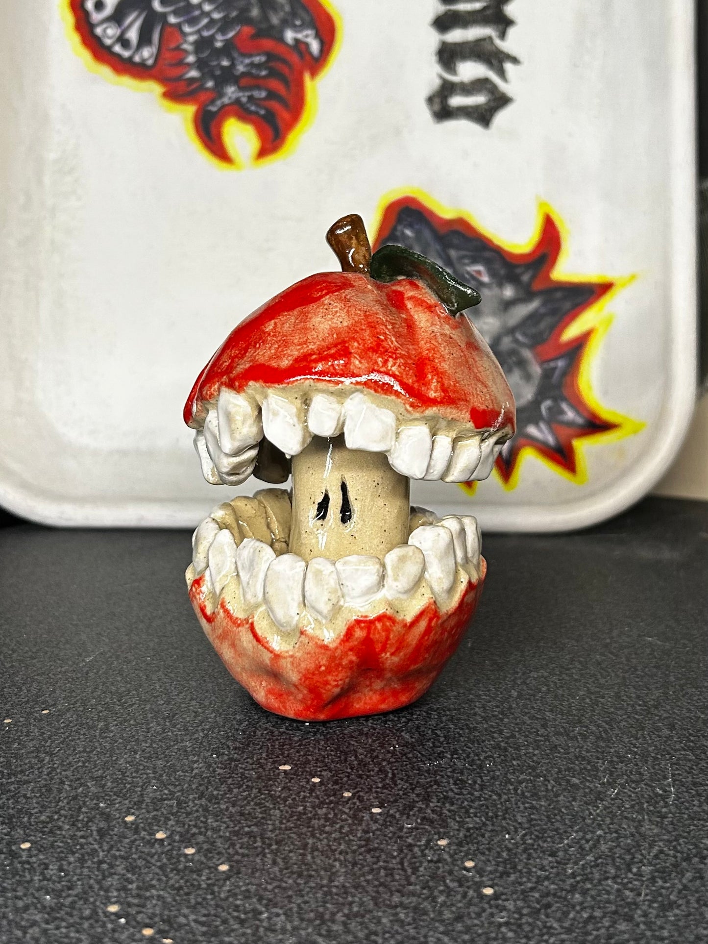 Bad apple sculptures