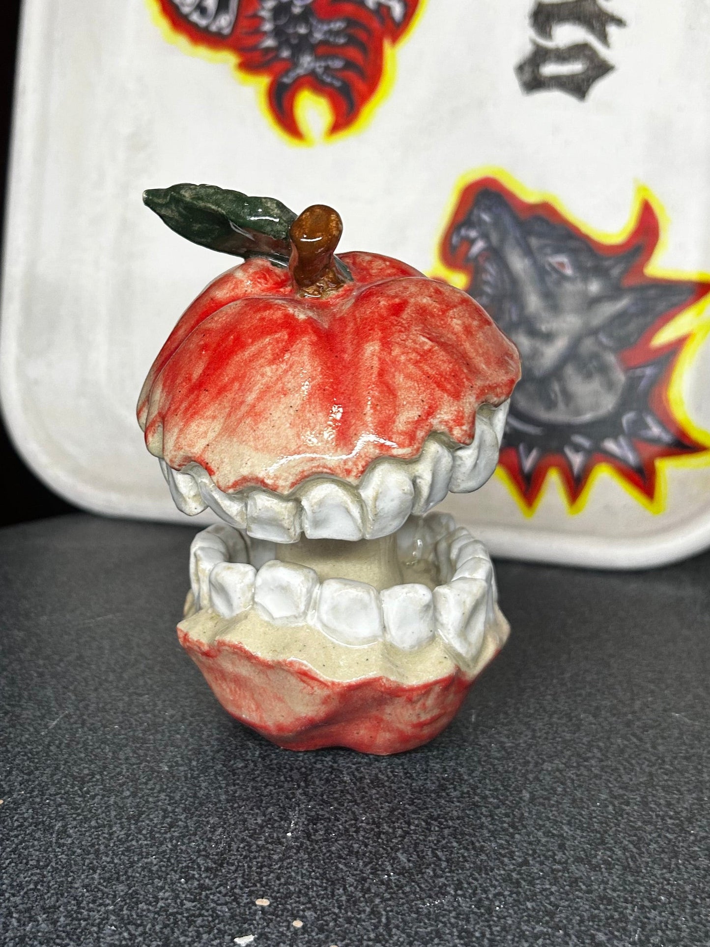 Bad apple sculptures